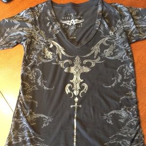 Affliction V neck